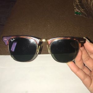 Ray bans clubmaster brown color